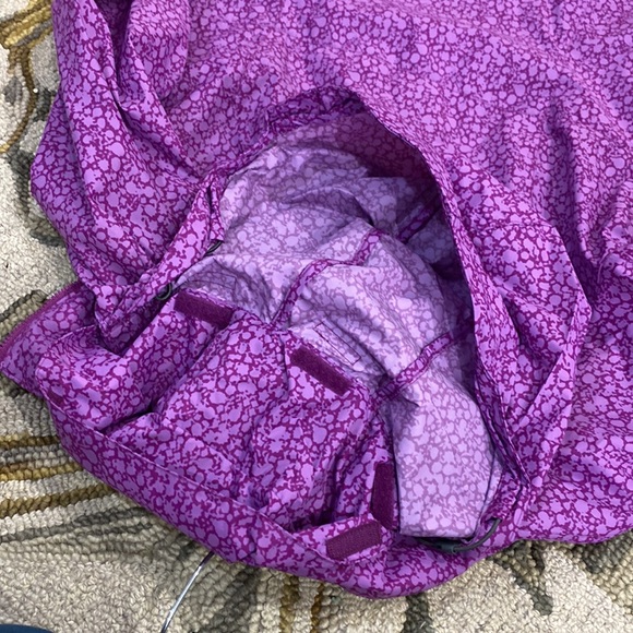 💕 Columbia pink purple rain jacket hooded windbreaker sz Medium nwot 💕 - Picture 6 of 14